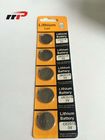 Batterie de pièce de monnaie de carte de bouton des cellules 75mAh CR2016 de la boursouflure 3.0V/Li-MnO2 primaire de batterie au lithium