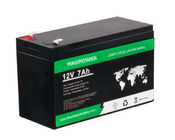 La batterie Lifepo4 12V 12.8V 24V 6ah 7ah 9ah 12ah 14ah 28ah 30ah est rechargeable.