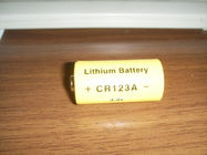 Batterie Li-Mno2 1500mAh rechargeable primaire de CR123A 3.0V non toxique