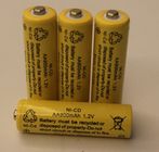 UL cylindrique des batteries rechargeables AA900mAh de 1.2V NICD