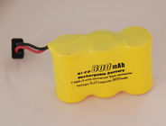 La batterie de la haute tension 2/3AA 300mAh Nicd emballe avec le connecteur universel