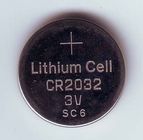 Batterie au lithium primaire de CR2032 3V 210mAh, cellule à haute tension de bouton