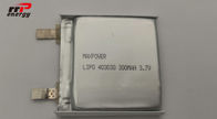 BRI kc MSDS UN38.3 de CB du CEI de paquet de batterie de polymère de lithium de 3.7V 300mAh