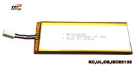 Batterie 6000mah 3.7V 7249135P de polymère de Li de dispositif médical avec l'approbation d'UL de CB de kc