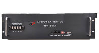 Batterie du lithium Lifepo4 de la puissance 3U 2560wh 48V 50Ah ESS d'UPS