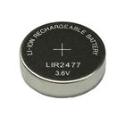 pièce de monnaie rechargeable de cellules de lithium de batterie de bouton de 3.6V 200mAh LIR2477