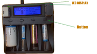 chargeur futé 12V 2A d'affichage à cristaux liquides d'USB de chargeur de batterie au lithium