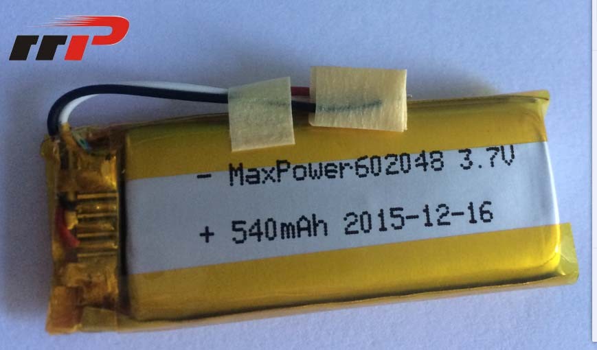 le CEI à hautes teératures de la CE d'UL de batteries de polymère du lithium 540mAh 602048