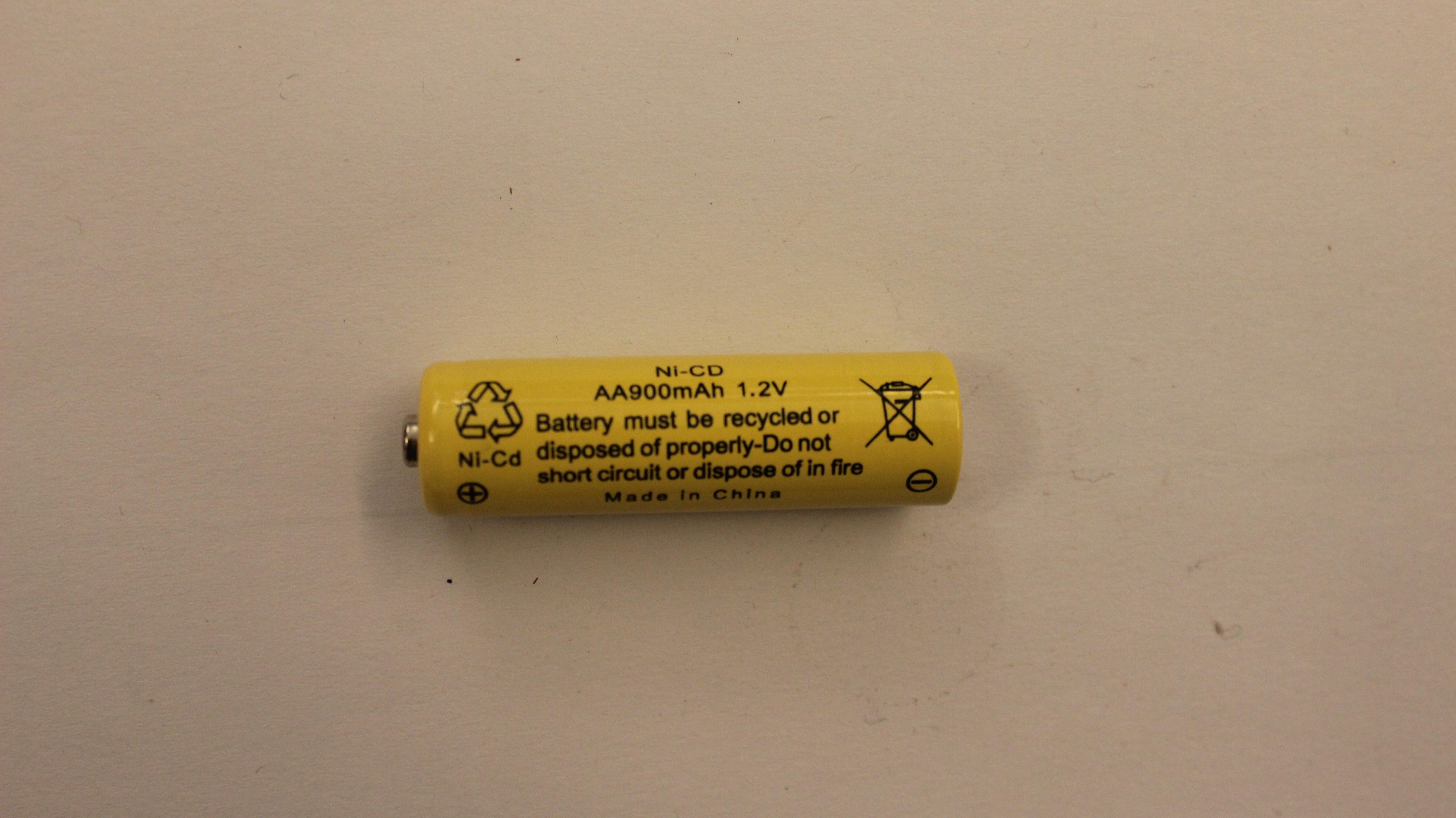 Batterie rechargeable de torche de batterie de lae-torche rechargeable d'aa 1.2V 900mAh NiCD