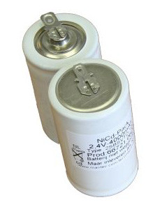 La batterie de la haute énergie 4000mAh Nicd emballe 2.4V EN60598-2-22 pour l'annonciateur