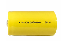 surface plane de batteries rechargeables de 4500mah 1.2V NiCd pour l'éclairage de secours