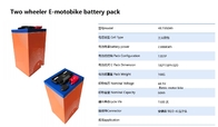 lithium Ion Battery Pack For Two Wheeler Bike de 48V 18Ah 24Ah 60Ah