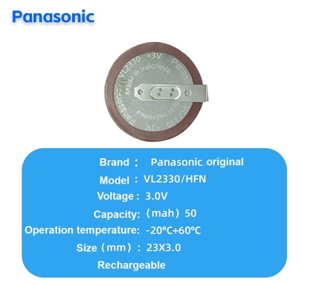 VL2330 3,0 V batterie au lithium primaire 50 mAh pour une performance durable