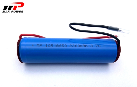 2300mAh 18650 3,7V Piles rechargeables au lithium-ion Résistance à haute température