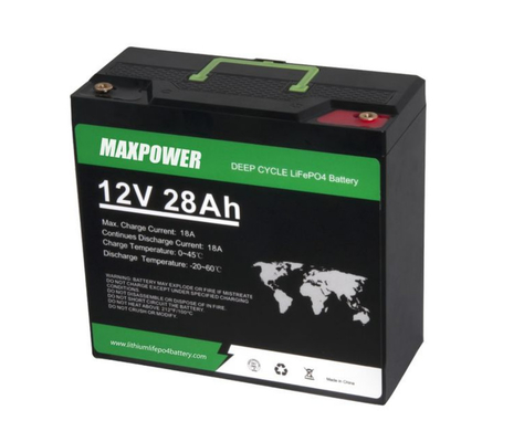 La batterie Lifepo4 rechargeable au lithium-ion 12V 12.8V 24V 6ah 7ah 9ah 12ah 14ah 28ah 30ah