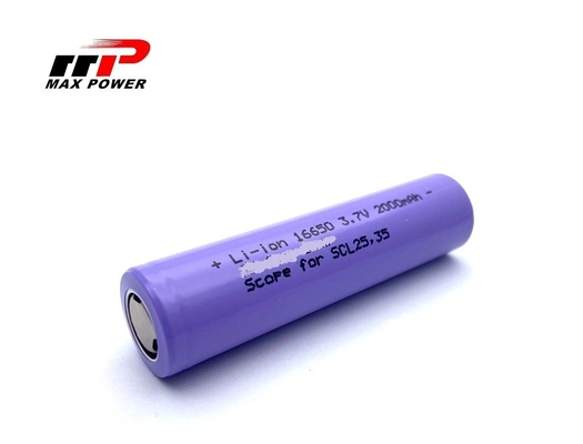 Li16650C 3,7 V 2000mah Cellule de batterie rechargeable au lithium-ion Service OEM CE UL CB