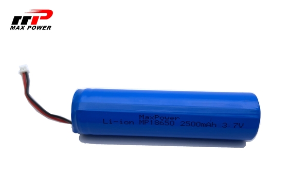 2500mAh 18650 3,7V Piles rechargeables au lithium-ion Utilisation du GPS