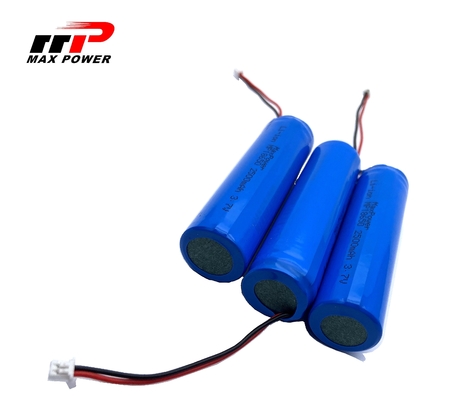 2500mAh 18650 3,7V Piles rechargeables au lithium-ion Utilisation du GPS