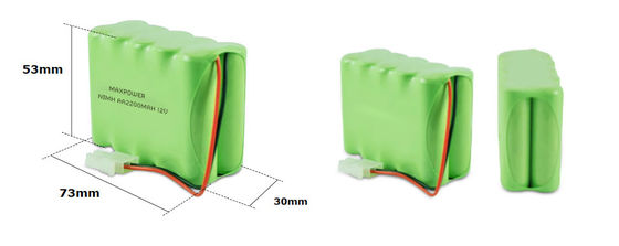 Accumulateur AA 12V AA2000mAh 12V 2200mAh alimentation personnalisée en cas d'urgence