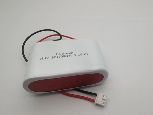 Maxpower NiCd 3.6V SC1800mAh batterie rechargeable lumière d'urgence batteries NICD