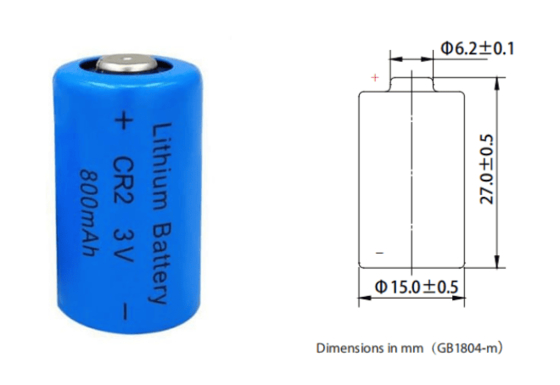 Pile Li Mno2 CR2 CR15270 Durable CR2 3.0V 800mAh Batterie 3.0v 800mAh 900mAh lithium