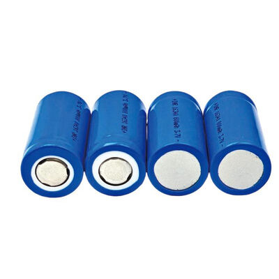 16340 3.7V 800mAh 950mAh 1000mAh batteries lithium-ion CR123A pour lampes de poche, ventilateurs, batteries cylindriques li-ion