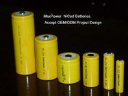 La batterie adaptée aux besoins du client de NiCd emballe sous OEM 2000 de C pour le CE de machines-outils