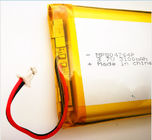 Paquet de batterie de polymère d'ion de lithium de 11,47 watts 804764 3100mah 3.7V avec le connecteur avec l'UL de CB de kc