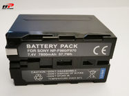 Paquet rechargeable de batterie d'ion de la vidéo 6600mAh Li du NP F970 NP-F960 Digital