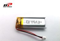 Batterie rechargeable de polymère du lithium 300mAh de MSDS 3.7V 701435