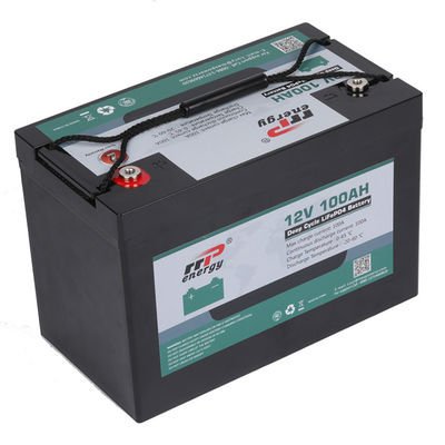 Batterie lithium LiFePO4 12V 100Ah à cycle profond avec une longue durée de vie pour applications camping-car et VE