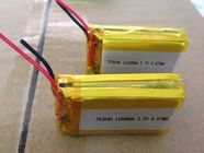 Haute batterie de polymère de lithium de décharge 1100mAh 3.7V pour des appareils photo numériques