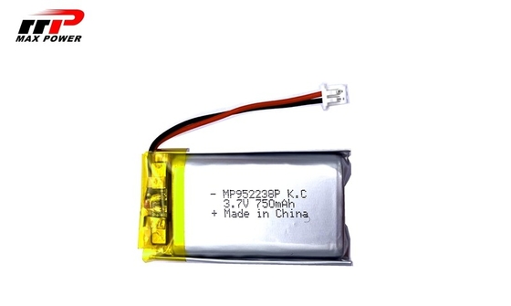 952238 batterie de polymère de lithium de 750mAh 3,7 v avec des CB de kc