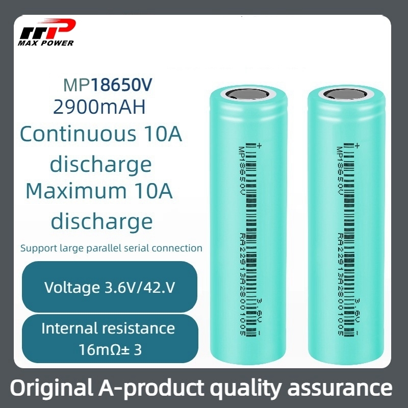 Batterie Li-ion 18650V 2900mAh 3,7V -40°C à 85°C, large plage de températures