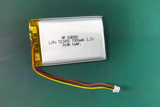 Batterie rechargeable GPS de polymère du lithium IEC62133 523450 3.7V 1000mAh
