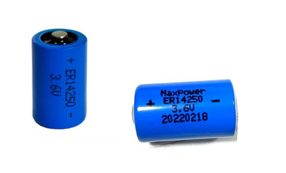 Batterie 3.6v Er14250 1200mAh de chlorure de thionyle de lithium de 1/2 aa