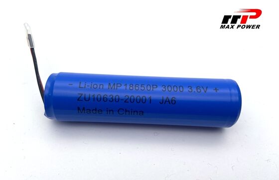 Batteries lithium-ion 18650 3000mAh 3.6V certifiées BIS IEC2133 CB
