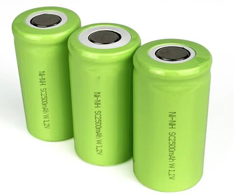 SC2500mAh 1.2V Ni-MH Batterie rechargeable avec 1000 Cycles Long Life et haute capacité