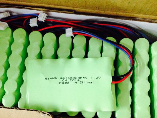 batteries rechargeables de 1600mAh 7.2V aa NIMH, OEM de batterie au lithium d'appareil-photo