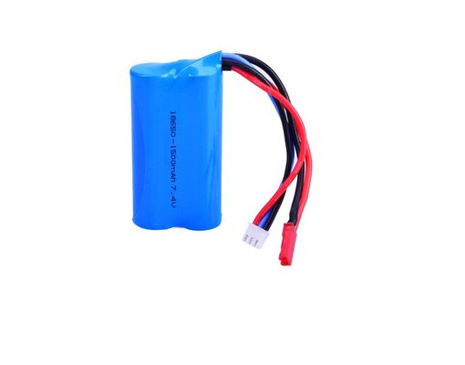 taux de décharge des batteries rechargeables 15C d'ion du lithium 7.4V 18650 1500mAh pour Aeromodel/jouet électrique