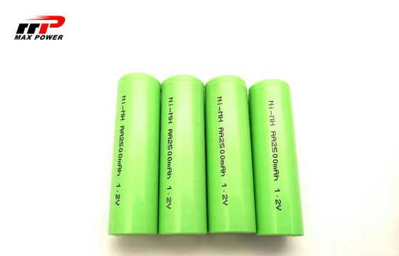 Batterie de NIMH AA2500mAh 1.2V pour les produits numériques industriels avec la certification de l'UL IEC/EN61951 de la CE de BRI