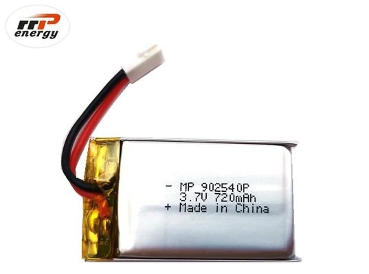 hauts CB IEC62133 kc de la batterie 902540P 720mAh de polymère de lithium de bourdon d'UAV de taux de la décharge 20C