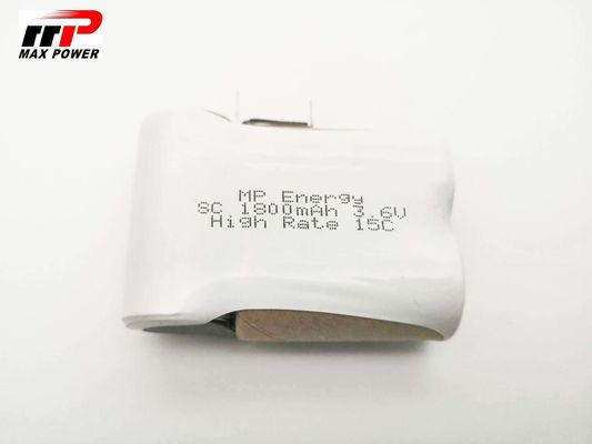 Le CEI MSDS de CB élevé du taux 15C de décharge des cellules de batterie 3.6V SC1800mAh de Nicd de machines-outils
