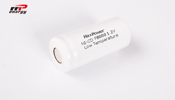 longue durée de basse teérature de capacité élevée de batteries rechargeables de 1.2V F8000mAh NiCd