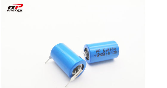 Batterie d'ER14250 1200mAh Li SOCI2 3,6 V, batterie d'ion de lithium de Primarty 1/2AA