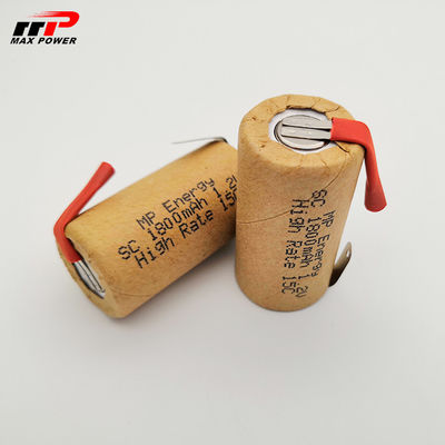 Batteries rechargeables élevées 1.2V 1800mAh du sous-marin C NiCd de Nicad de puissance