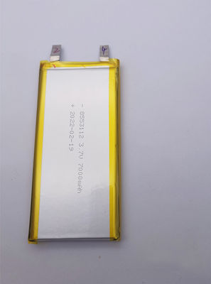 batterie 0.2C 3.7V kc 8553112 de polymère du lithium 7000mah avec l'UL IEC62133